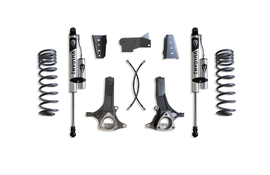 MaxTrac 4.5" Lift Kit with Vulcan Series Reservoir Shocks for 2009-2024 RAM 1500 5-Lug 2WD-K882443VR