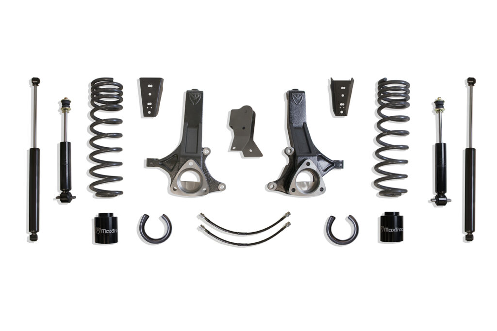 MaxTrac 6.5" Lift Kit with Fox Shocks for 2009-2024 RAM 1500 5-Lug 2WD (EcoDiesel)-K882464F