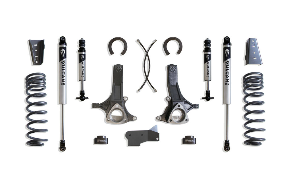 MaxTrac 6.5" Lift Kit with Vulcan Series IFP Shocks for 2009-2024 RAM 1500 V6 2WD-K882465V