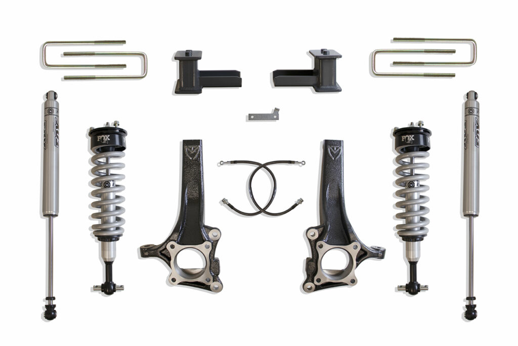 MaxTrac 7" Lift Kit with Fox Shocks for 2015-2020 F-150 2WD-K883274F