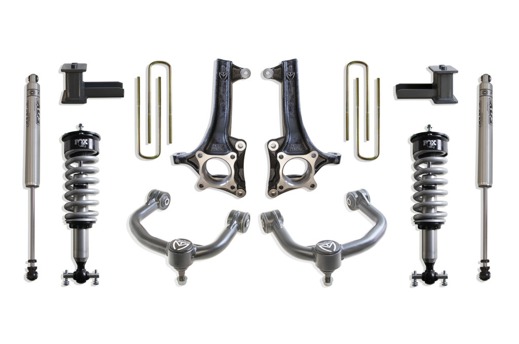 MaxTrac 6" Lift Kit with Fox Shocks and Upper Control Arms for 2021-2024 F-150 2WD-K884164FC