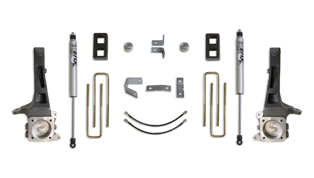 MaxTrac 4" Lift Kit with Fox Shocks for 2005-2023 Tacoma 6-Lug 2WD-K886842F