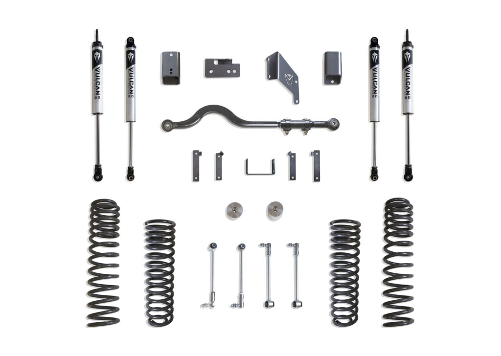 MaxTrac 4.5" Lift Kit with Vulcan Series IFP Shocks for 2007-2018 Jeep JK Wrangler-K889745V