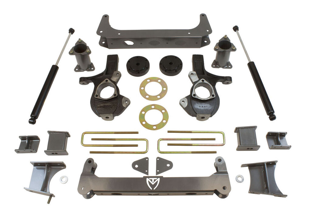 MaxTrac 7" Crossmember Lift Kit for 2007-2013 Silverado/Sierra 1500 2WD/4WD-K941370