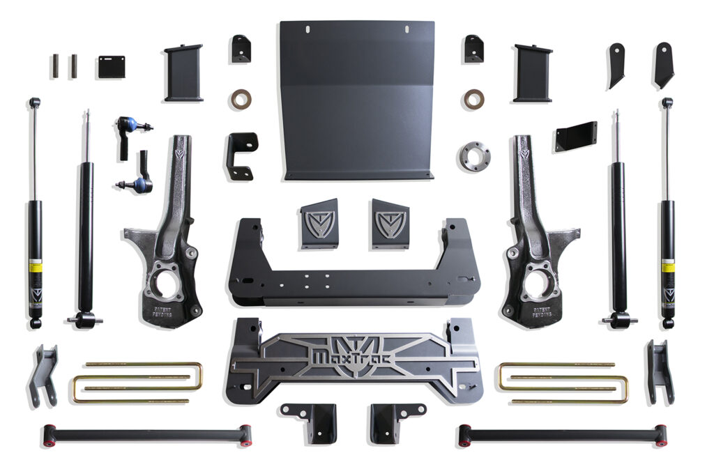 MaxTrac 9"-10" Lift Kit (Incl. Trail Boss/AT4) for 2019-2024 Silverado/Sierra 1500 4WD-K941917