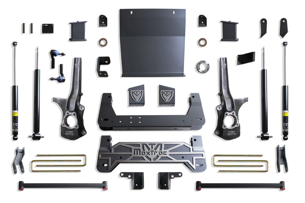 MaxTrac 7"-8" Lift Kit for 2019-2024 Silverado/Sierra 1500 4WD (Including Trail Boss/AT4)-K941975