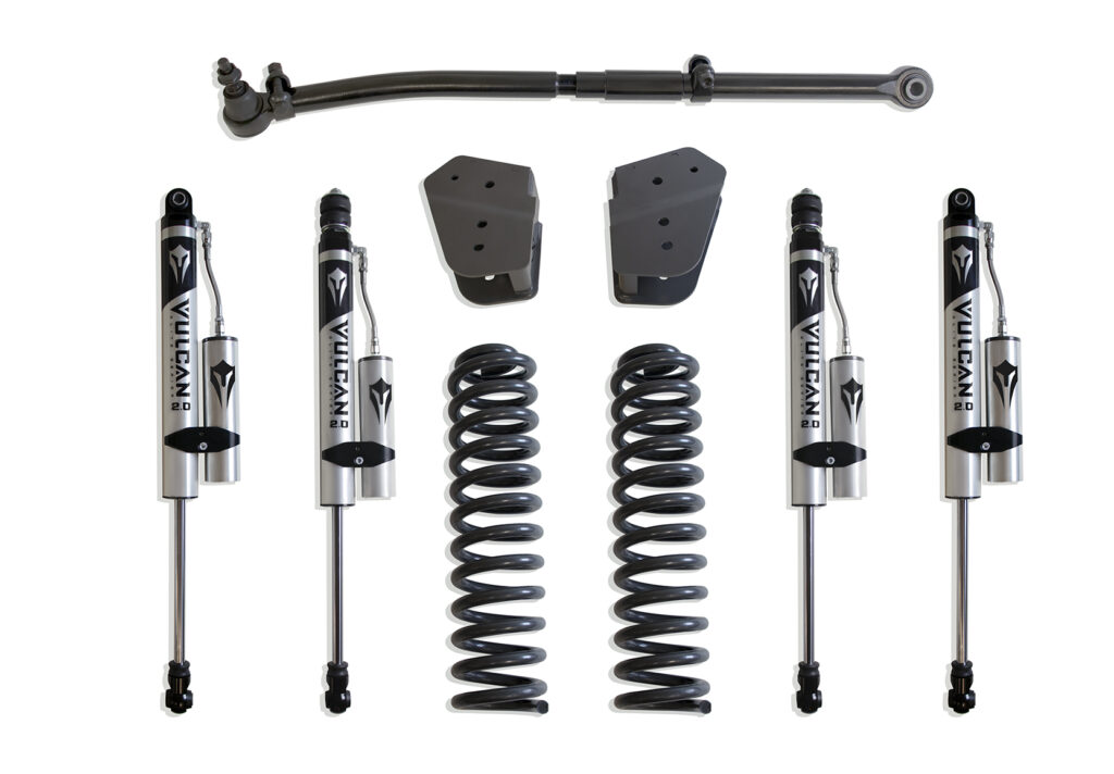 MaxTrac 2.5" Lift Kit with Vulcan Reservoir Shocks for 2017-2022 F-250/F-350 4WD Diesel-K943325VR