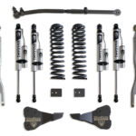 MaxTrac 2.5" Lift Kit with 4-Links and Vulcan Reservoir Shocks for 2017-2022 F-250/F-350 4WD Diesel-K943325VRL