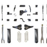 MaxTrac 4" Lift Kit with 4-Links and Vulcan Shocks for 2017-2022 F-250/F-350 4WD Diesel-K943341VL