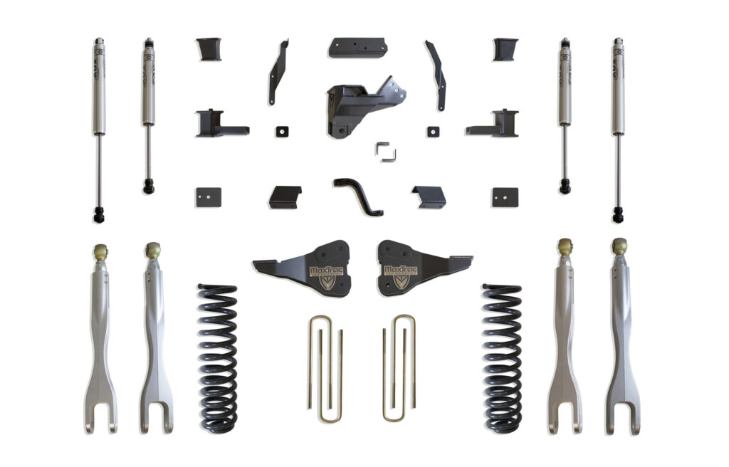 MaxTrac 6" Lift Kit with 4-Links and Fox Shocks for 2017-2022 F-250/F-350 4WD Diesel-K943362FL