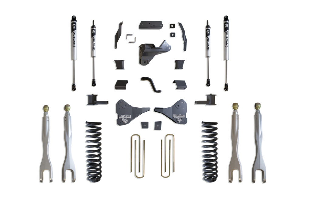 MaxTrac 4" Lift Kit with 4-Links and Vulcan Series Shocks-K944341VL