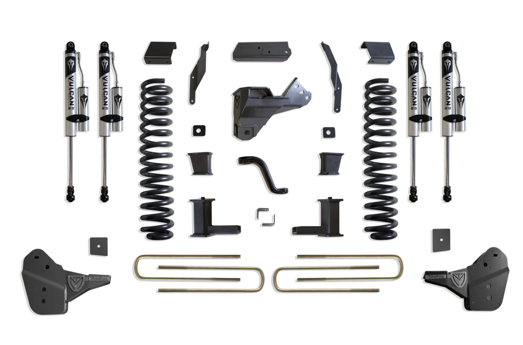 MaxTrac 8" Lift Kit with Vulcan Series Reservoir Shocks-K944385VR