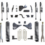 MaxTrac 8" Lift Kit with 4-Links and Vulcan Series Reservoir Shocks-K944385VRL