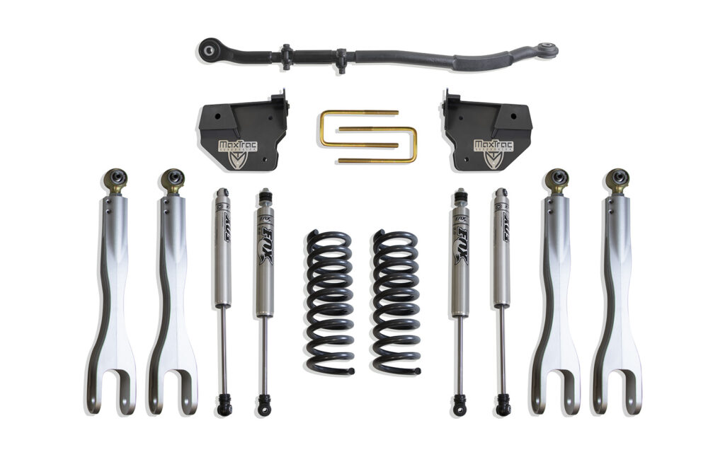 MaxTrac 2.5" Lift Kit with 4-Links and Fox Shocks for 2014-2024 RAM 2500 Diesel-K947225FL