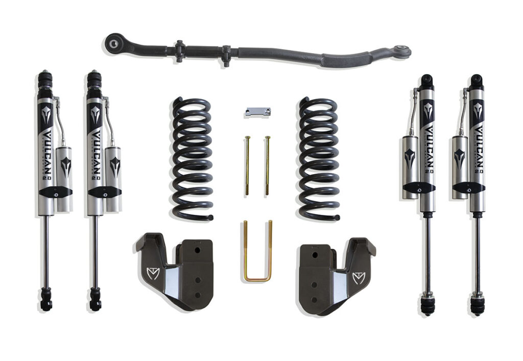 MaxTrac 2.5" Lift Kit with Vulcan Reservoir Shocks for 2014-2024 RAM 2500 4WD Diesel-K947225VR