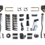 MaxTrac 4" Lift Kit with 4-Links and Fox Shocks for 2014-2018 RAM 2500 4WD Diesel-K947241FL