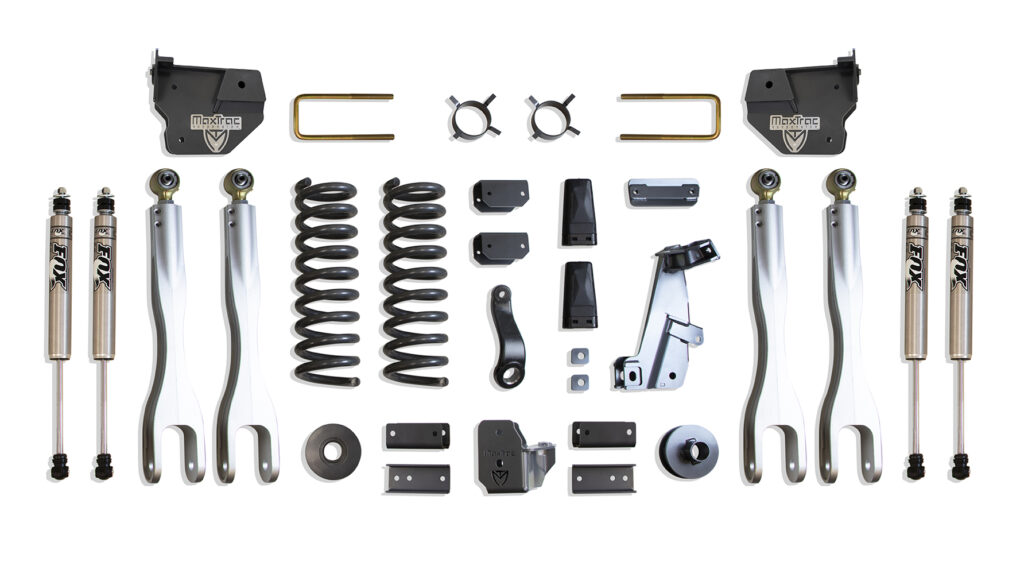 MaxTrac 6" Lift Kit with 4-Links and Fox Shocks for 2014-2018 RAM 2500 4WD Diesel-K947263FL