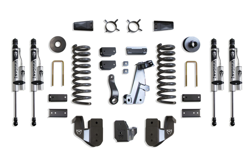 MaxTrac 6" Lift Kit with Vulcan Reservoir Shocks for 2014-2018 RAM 2500 4WD Diesel-K947263VR