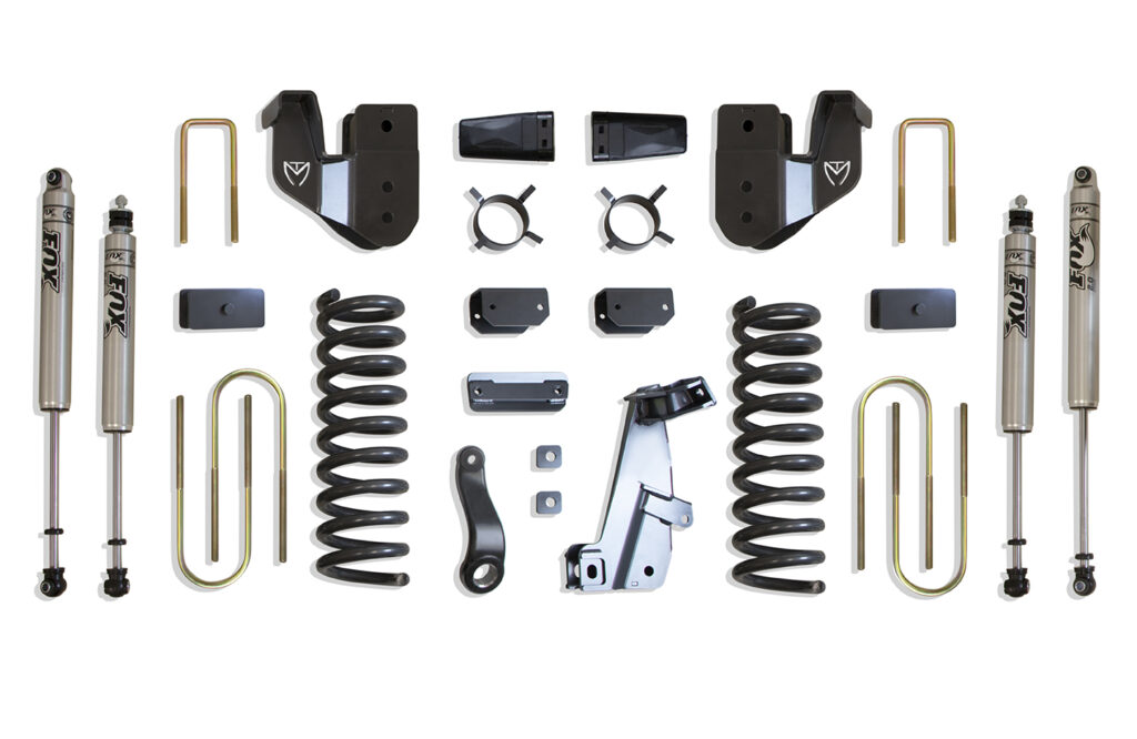 MaxTrac 4" Lift Kit with Fox Shocks for 2013-2018 RAM 3500 4WD Diesel-K947341F