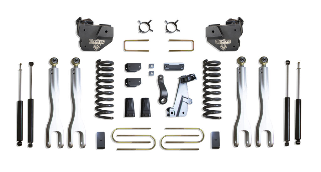 MaxTrac 4" Lift Kit with 4-Links and Shocks for 2013-2018 RAM 3500 4WD Diesel-K947341L