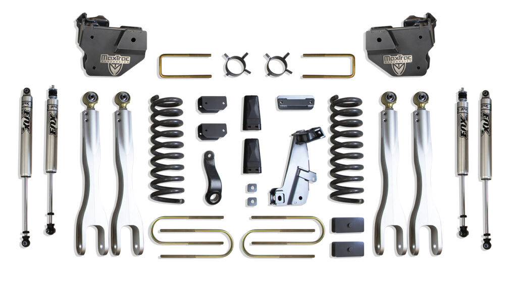 MaxTrac 6" Lift Kit with 4-Links and Fox Shocks for 2013-2018 RAM 3500 4WD Diesel-K947363FL