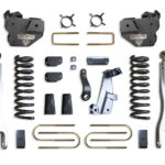 MaxTrac 6" Lift Kit with 4-Links and Shocks for Factory Rear Air Ride for 2013-2018 RAM 3500 Diesel-K947363LA