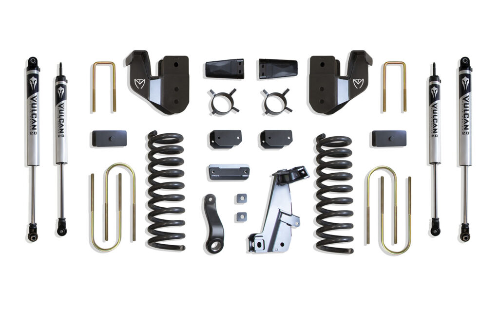 MaxTrac 6" Lift Kit with Vulcan Shocks for 2013-2018 RAM 3500 4WD Diesel-K947363V