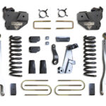 MaxTrac 8" Lift Kit with 4-Links and Shocks for Factory Rear Air Ride for 2013-2018 RAM 3500 4WD Diesel-K947385LA