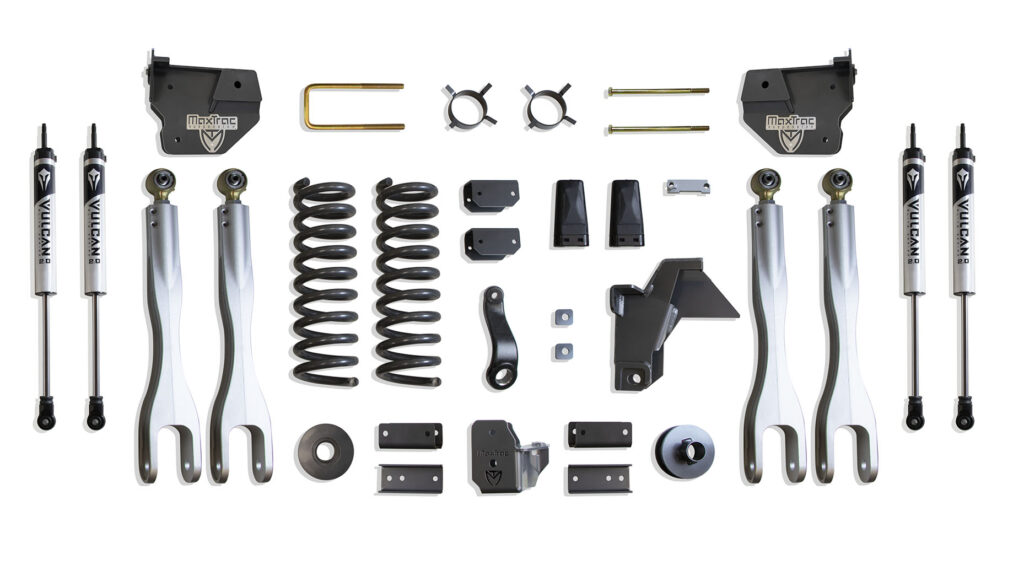 MaxTrac 4" Lift Kit with 4-Links and Vulcan Shocks for 2019-2024 RAM 2500 4WD Diesel-K947441VL