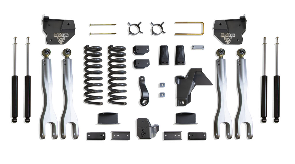 MaxTrac 6" Lift Kit with 4-Links and MaxTrac Shocks for Factory Rear Air Ride-K947463LA