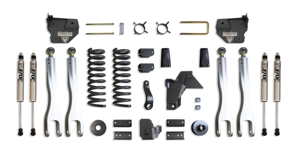 MaxTrac 8" Lift Kit with 4-Links and Fox Shocks for 2019-2024 RAM 2500 4WD Diesel-K947485FL