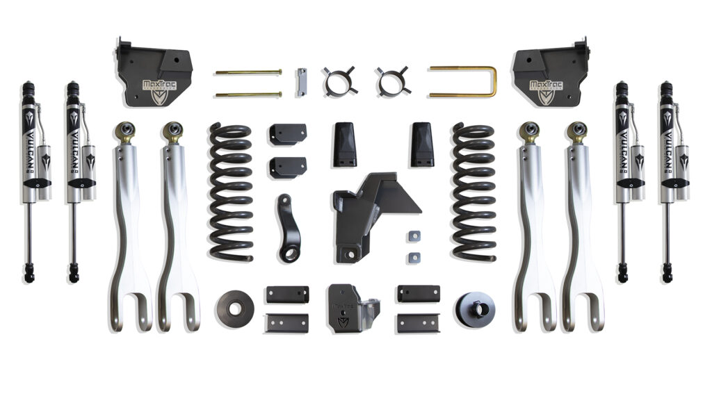 MaxTrac 8" Lift Kit with 4-Links and Vulcan Reservoir Shocks for 2019-2024 RAM 2500 Diesel-K947485VRL