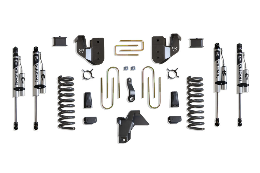 MaxTrac 6" Lift Kit with Vulcan Reservoir Shocks for 2019-2024 RAM 3500 4WD Diesel-K947563VR