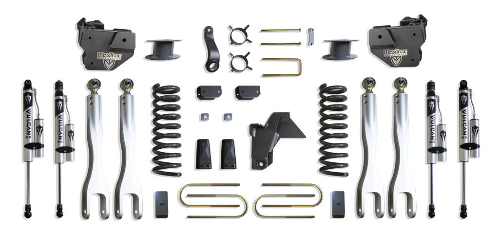 MaxTrac 6" Lift Kit with 4-Links and Vulcan Reservoir Shocks