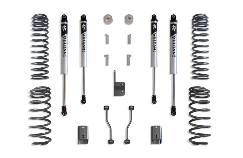 MaxTrac 3" Lift Kit with Vulcan Series IFP Shocks for 2018-2024 Jeep JL Wrangler-K949832V