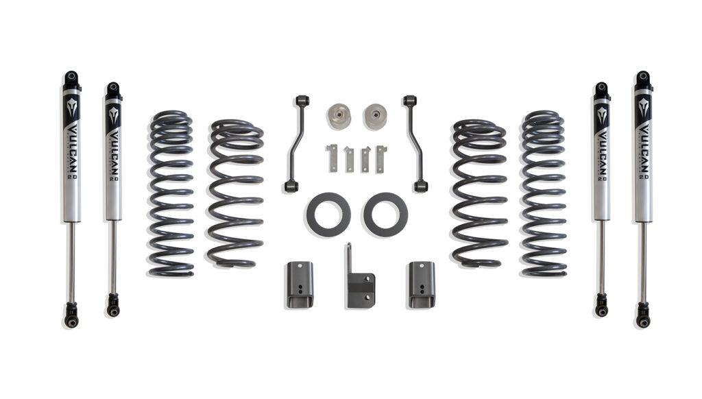 MaxTrac 4" Lift Kit with Vulcan Series IFP Shocks for 2021-2024 Jeep JL Wrangler 4xe Hybrid-K949842V