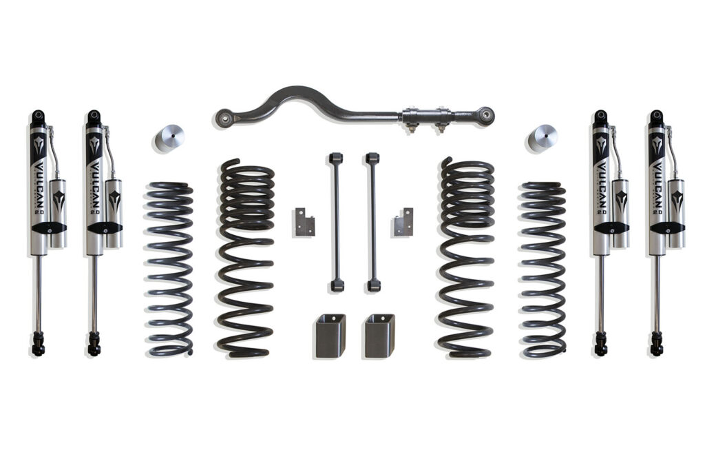 MaxTrac 4.5" Lift Kit with Vulcan Series Reservoir Shocks for 2020-2024 Jeep Gladiator-K949942VR