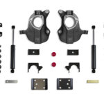 MaxTrac 3"/5" Lowering Kit with Spindles and Coils for 2DR with Stamped/Aluminum Arms for 2016-2018 Silverado/Sierra 1500 2WD/4WD-KC331535-6