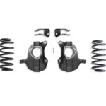 MaxTrac 2"/4" Lowering Kit with Spindles for Non-MagneRide for 2015-2020 GM SUV 2WD/4WD-KC331624