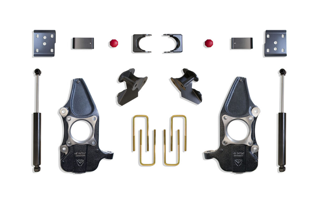 MaxTrac 2"/4" Lowering Kit with Spindles for 2009-2014 F-150-KC333424