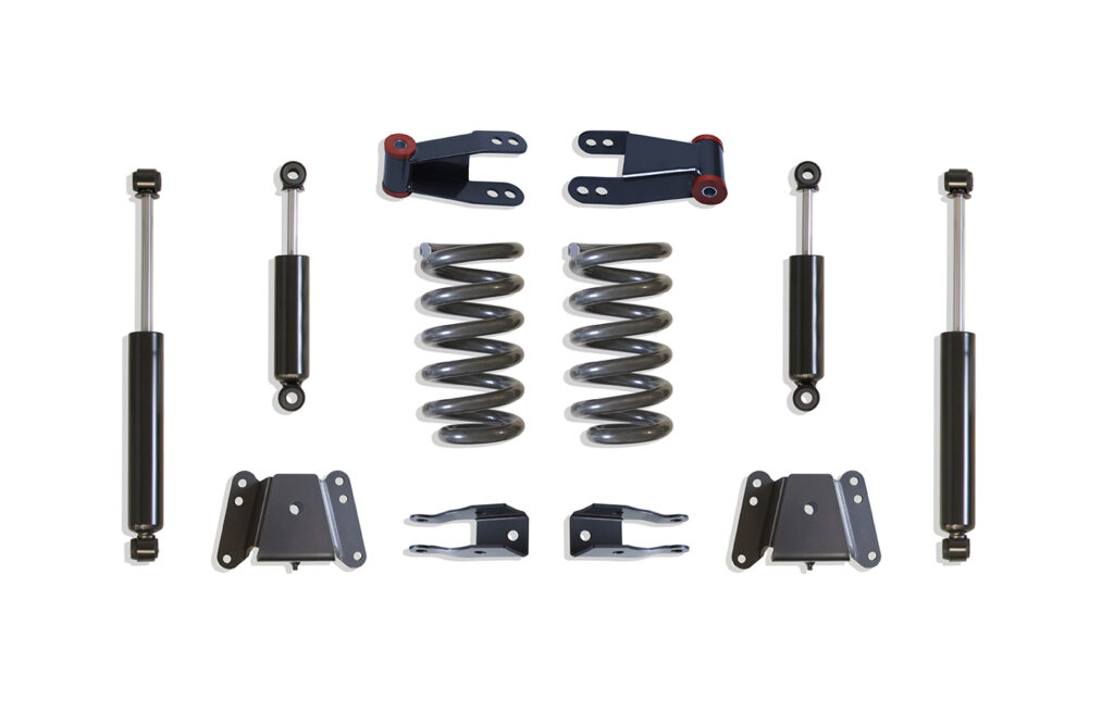 MaxTrac 2"/4" Lowering Kit with Coils for 1973-1987 C10-KH331124