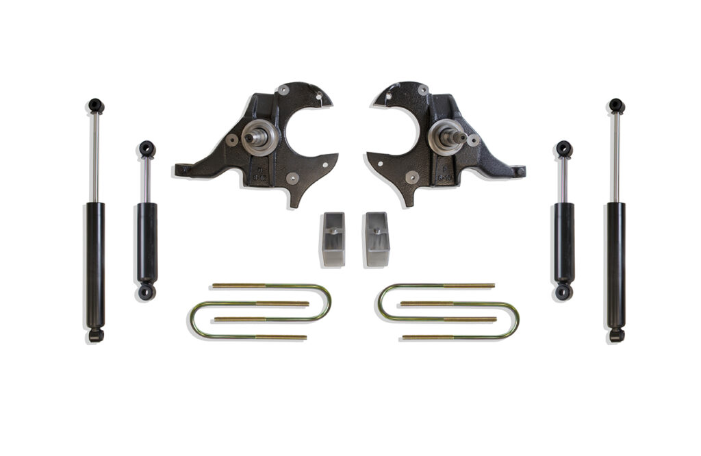 MaxTrac 2"/3" Lowering Kit for 1982-2004 S-10/Sonoma 2WD and 1982-1997 Blazer/Jimmy 2WD-KS330123