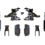 MaxTrac 2"/4" Lowering Kit with Spindles and HD Rotors for 1988-1998 Silverado/Sierra 1500 2WD-KS330524H