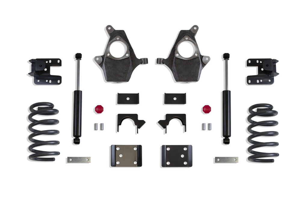 MaxTrac 3"/5" Lowering Kit with Spindles and Coils for Single Cab for 2007-2013 Silverado/Sierra 1500-KS331335-6