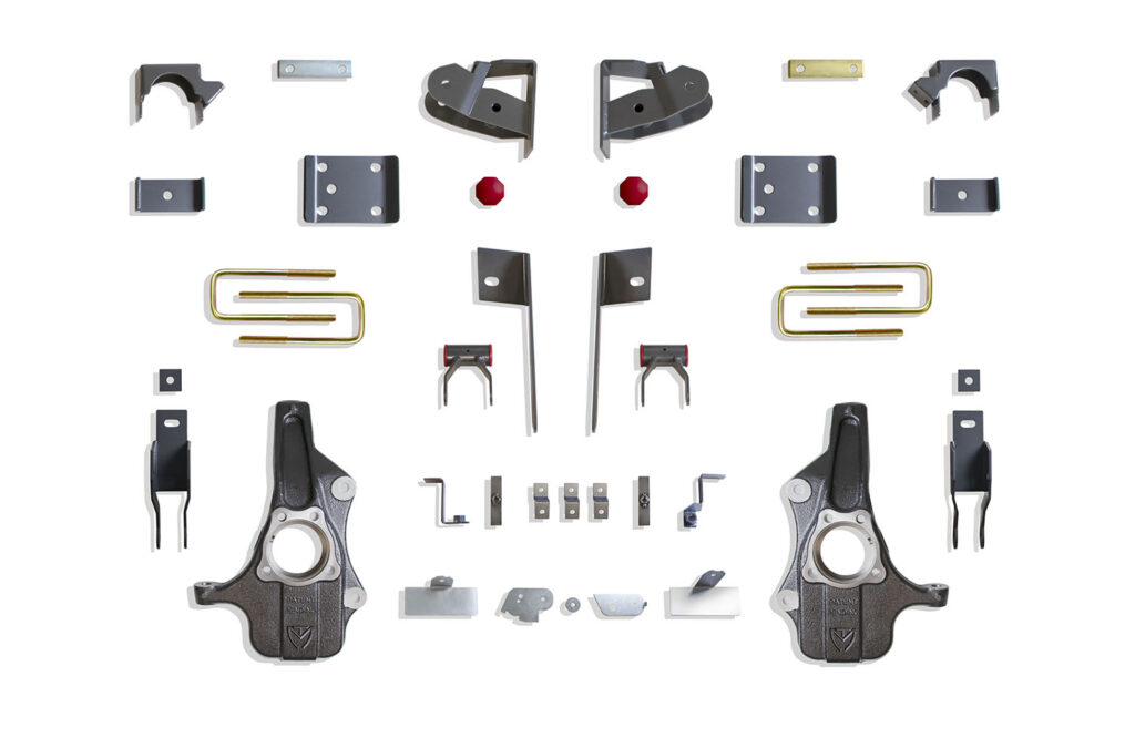 MaxTrac 2"/4" Lowering Kit for Adaptive Ride Models for 2019-2024 Silverado/Sierra 1500 2WD/4WD-KS331924MR