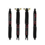 Skyjacker Black Max Twin Tube Foam Cell Hydraulic with Black Boot 0-3.5 Front and 0-2.5 Rear Lift Shocks for 2011-2023 Chevrolet Silverado 2500HD