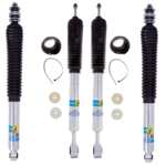 Bilstein 5100 0.87-2.28" adjustable front 0-1" rear lift shocks for 2007-2021 Toyota Tundra