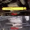 Before and after picture of steering stabilizer - provided by Edward