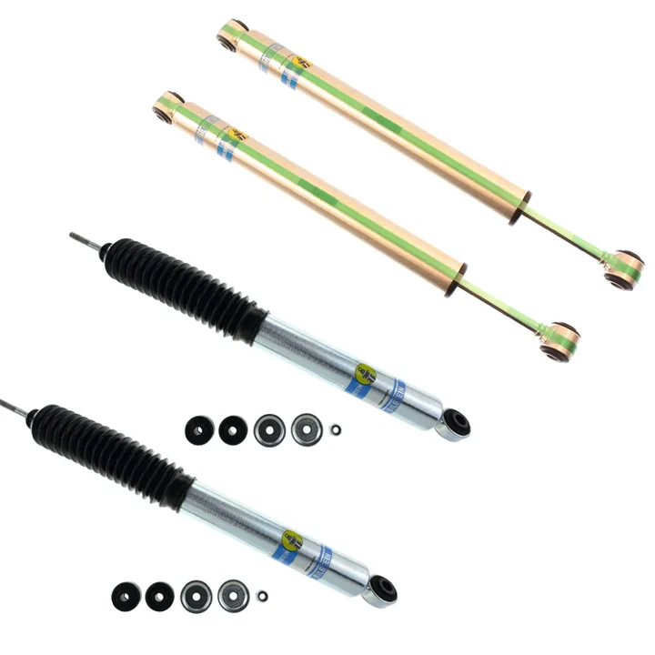 03-'09 Hummer H2 4WD Bilstein 5100 6" Front & 5" Rear Lift Shocks-24-187206-33-187228