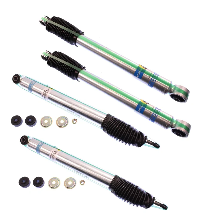 03-'10 Dodge Ram 3500 4WD Bilstein 5100 4-5" Front & 2" Rear Lift Shocks-24-066464-24-186636